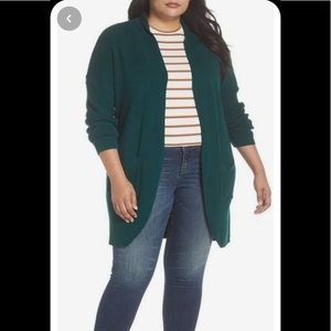 Plus Size Shawl Collar Cardigan